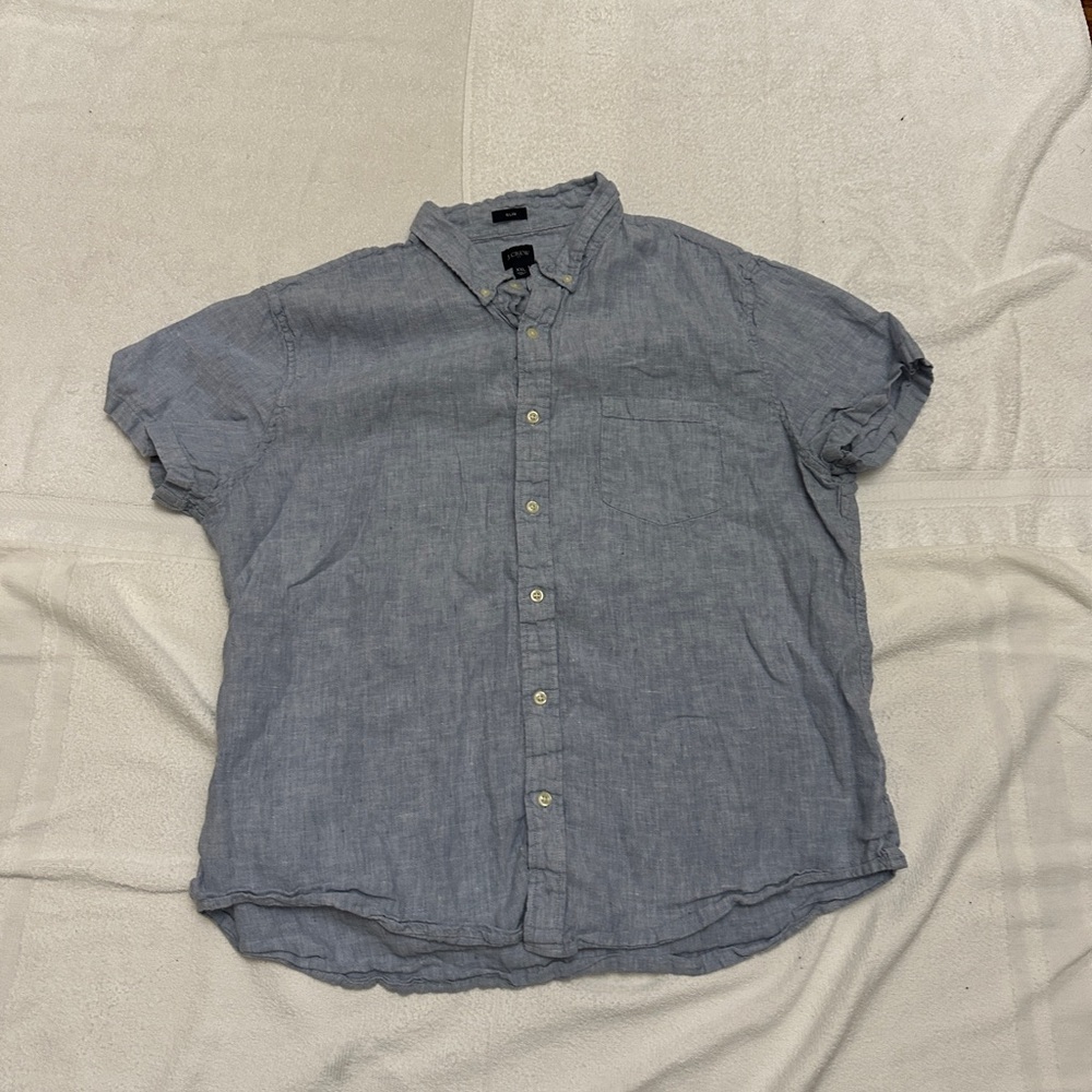 Men's J. Crew Blue Casual Shirt